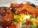 Mediterrán csirkemell paradicsommal mozzarellával – 2. kép