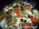 Mediterrán omlett négyféle sajttal – 1. kép
