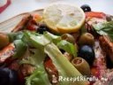 Mediterrán saláta paradicsomszószos szardíniával – 1. kép