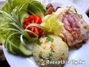 Mustáros karajszeletek baconnel sajttal sütve – 2. kép