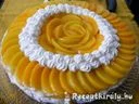Őszibarackos joghurt-torta – 1. kép