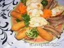 Őzgerincben sült baconos csirkemell – 4. kép