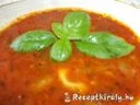Paradicsomleves tortellinivel bazsalikommal vörösborral – 3. kép