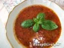 Paradicsomleves tortellinivel bazsalikommal vörösborral – 2. kép