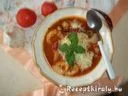 Peperonata levesesen gombás tortellinivel – 3. kép