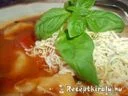 Peperonata levesesen gombás tortellinivel – 2. kép