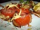 Pulykamáj pástétommal töltött baconbe tekert paradicsom – 4. kép