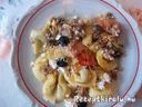 Rakott gombás tortellini darált hússal és sajttal – 1. kép