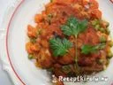 Rántott csirkecomb vegyes zöldséggel – 4. kép