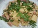 Rigatoni sonkával és túróval – 3. kép