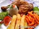 Ropogós majoránnás csirkecomb – 3. kép