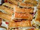 Sajtos medvehagymás baconos stangli – 4. kép