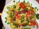 Sonkás tortellini sajttal capri gyümölccsel – 1. kép