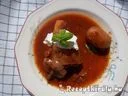 Sonkával töltött paprika vörösboros paradicsomszószban – 4. kép
