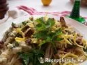 Spagetti baconnel zöldspárgával és sajttal – 4. kép