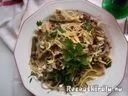 Spagetti baconnel zöldspárgával és sajttal – 1. kép