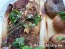 Sült hering gombával spárgával póréhagymával – 2. kép
