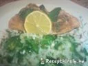 Sült lazac rizibizivel – 3. kép