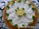 Sütés nélküli citrom torta – 2. kép