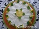 Sütés nélküli citrom torta – 4. kép