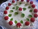 Sütés nélküli málna torta – 4. kép