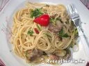 Szicíliai két gombás spagetti fehérborral – 2. kép