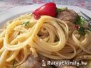 Szicíliai két gombás spagetti fehérborral – 1. kép