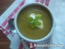 Tejszínes cukkini krémleves mozzarellával – 2. kép
