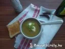 Tejszínes cukkini krémleves mozzarellával – 3. kép