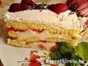 Tejszínes epertorta babapiskótából – 4. kép