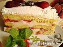 Tejszínes epertorta babapiskótából – 2. kép