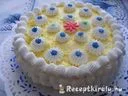 Tejszínhabos vaníliakrémes torta – 2. kép
