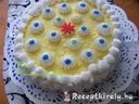 Tejszínhabos vaníliakrémes torta – 1. kép