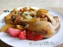 Tepsis csirkecomb steak burgonyával – 2. kép