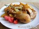 Tepsis csirkecomb steak burgonyával – 1. kép
