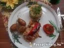 Töltött csirkemell baconbe tekerve – 3. kép