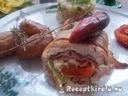 Töltött csirkemell baconbe tekerve – 1. kép