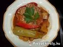 Töltött paprika és paradicsom paradicsomszószban – 3. kép