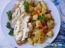 Túrós sajtos csirkemell káposztás burgonyával – 4. kép
