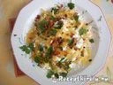 Túrós tejfölös sajtos tészta sült baconnel – 3. kép