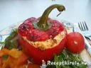 Túróval töltött kaliforniai paprika – 1. kép