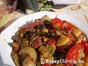 Vörösboros ratatouille kolbásszal – 1. kép