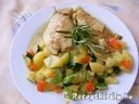 Zöldséges csirkemell bormártásban – 1. kép