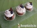 Áfonyás-csokis cupcake – 4. kép