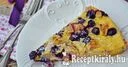 Áfonyás körtés palacsinta pite - paleo – 2. kép