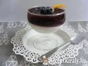 Áfonyás, vaníliás panna cotta – 3. kép