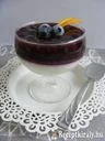 Áfonyás, vaníliás panna cotta – 2. kép