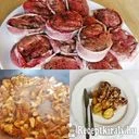 Baconbe göngyölt sertésszűzérmék rókagomba mártással – 2. kép
