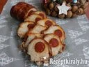 Baconbe tekert, kolbásszal töltött karaj – 3. kép