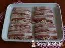 Baconbe tekert tejszínes sajtos karaj – 3. kép